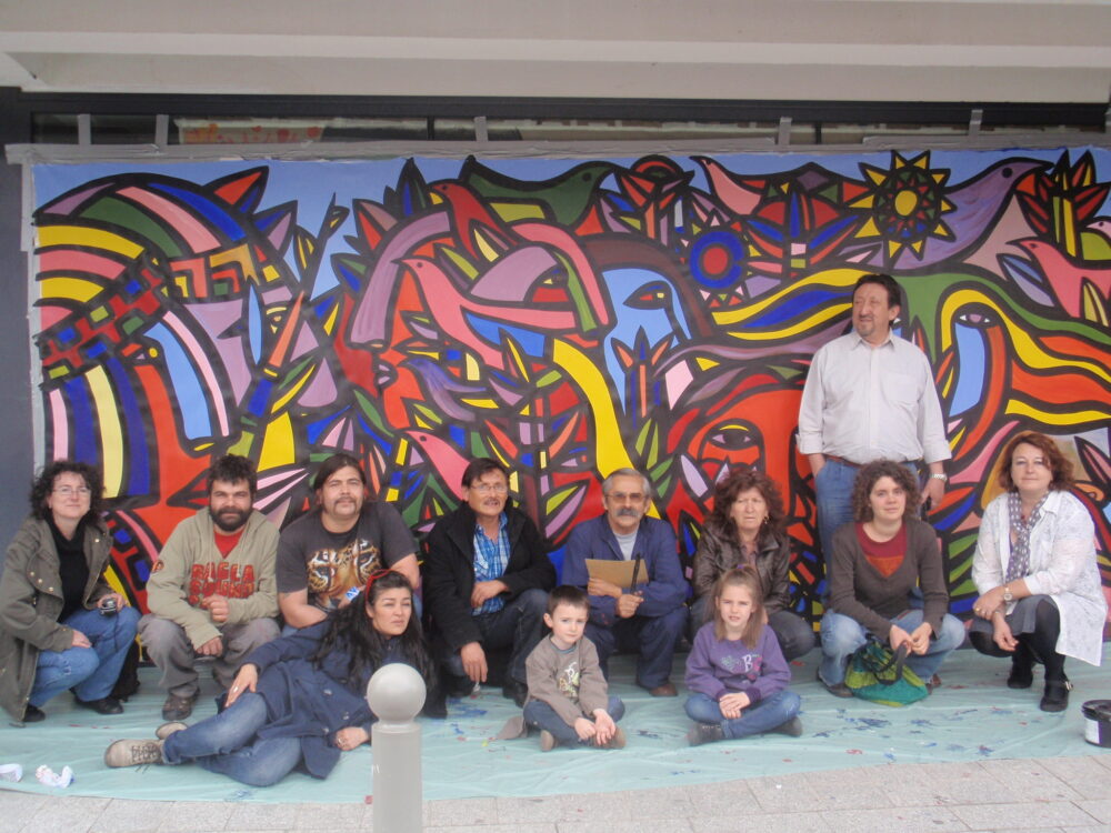 2013 - Commémoration coup d'état Chili (création d'une fresque par El Mono Gonzalez)