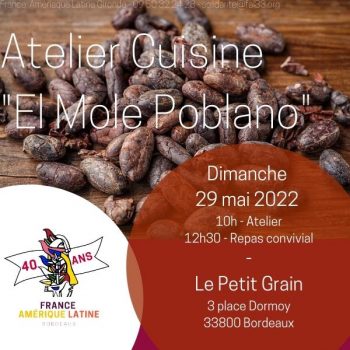 Atelier cuisine - Mole Poblano