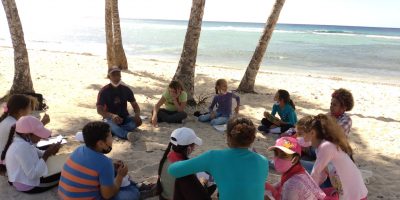 organizando acciones en la playa